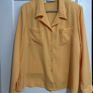 Teddi Women's Yellow Button-Down Shirt